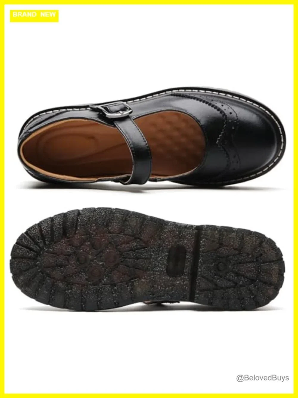 Women's Mary Jane Flats Oxford Shoes Comfort Leather Non-Slip Memory Foam